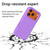 iPhone 17 Pro Max Guard Screen EVA Shockproof Phone Case - Purple