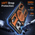 iPhone 17 Pro Max Hidden Metal Holder Magnetic Shockproof Phone Case - Orange