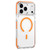 iPhone 17 Pro Max Ice Armor Magnetic PC Hybrid TPU Phone Case - Orange