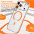 iPhone 17 Pro Max Ice Armor Magnetic PC Hybrid TPU Phone Case - White