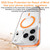iPhone 17 Pro Max Ice Armor Magnetic PC Hybrid TPU Phone Case - White