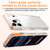 iPhone 17 Pro Max Ice Armor PC Hybrid TPU Phone Case - Orange