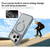iPhone 17 Pro Max imak UX-9C Series Magnetic Shockproof PC + TPU Phone Case - Gray