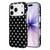 iPhone 17 Pro Max IMD Colorful Dots Pattern TPU Full Coverage Phone Case - Black