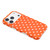 iPhone 17 Pro Max IMD Colorful Dots Pattern TPU Full Coverage Phone Case - Orange