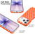iPhone 17 Pro Max IMD Colorful Dots Pattern TPU Full Coverage Phone Case - Orange
