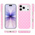 iPhone 17 Pro Max IMD Colorful Dots Pattern TPU Full Coverage Phone Case - Pink