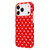 iPhone 17 Pro Max IMD Colorful Dots Pattern TPU Full Coverage Phone Case - Red