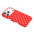 iPhone 17 Pro Max IMD Colorful Dots Pattern TPU Full Coverage Phone Case - Red