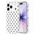 iPhone 17 Pro Max IMD Colorful Dots Pattern TPU Full Coverage Phone Case - White
