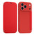 iPhone 17 Pro Max Imitate Liquid Skin Feel Leather Phone Case with Card Slots - Red