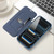 iPhone 17 Pro Max Imitate Liquid Skin Feel Leather Phone Case with Card Slots - Yellow
