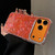 iPhone 17 Pro Max Ink Rhythm Colorful Shell Pattern TPU Hybrid IMD Phone Case - Black