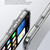 iPhone 17 Pro Max iPAKY Aurora Series Shockproof PC + TPU Protective Phone Case - Transparent Blue