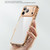 iPhone 17 Pro Max iPAKY Aurora Series Shockproof PC + TPU Protective Phone Case - Transparent Orange
