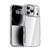 iPhone 17 Pro Max iPAKY Mingxing Series Shockproof PC+TPU Phone Case - Transparent + Silver