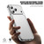 iPhone 17 Pro Max iPAKY Phantom Series Shockproof PC+TPU Phone Case - Matte White