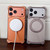 iPhone 17 Pro Max Jaguar Original Color Frameless 360 Rotation Holder Magnetic Phone Case - Orange