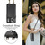 iPhone 17 Pro Max JEEHOOD C22 Series Zipper Wallet Leather Phone Case with Dual Lanyard - Black