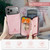 iPhone 17 Pro Max JEEHOOD J02 Magnetic Zipper Horizontal Flip Leather Phone Case - Pink