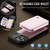 iPhone 17 Pro Max JEEHOOD J05 Business Magnetic Style RFID Leather Phone Case - Pink