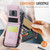 iPhone 17 Pro Max JEEHOOD J06 British Style RFID MagSafe Card Bag PU Phone Case - Pink