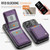 iPhone 17 Pro Max JEEHOOD J06 British Style RFID MagSafe Card Bag PU Phone Case - Purple