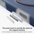 iPhone 17 Pro Max Jelly Liquid Silicone MagSafe Holder Phone Case - Dark Blue + Black