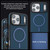 iPhone 17 Pro Max Kalebol Carbon Fiber MagSafe Phone Case - Blue