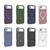 iPhone 17 Pro Max Kalebol Metal Lens Frame MagSafe Holder Frosted PC Phone Case - Frosted White