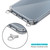 iPhone 17 Pro Max Kalebol Minimalist High Transparency Multi Color Lanyard Hole Phone Case - Silver