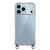 iPhone 17 Pro Max Kalebol Minimalist High Transparency Multi Color Rotating Lanyard Hole Phone Case - Black