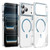 iPhone 17 Pro Max Kemeng Clear PC Magnetic Phone Case - Blue