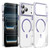 iPhone 17 Pro Max Kemeng Clear PC Magnetic Phone Case - Purple