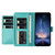 iPhone 17 Pro Max Lambskin 8-card Slot Leather Phone Case - Green