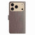 iPhone 17 Pro Max Lambskin 8-card Slot Leather Phone Case - Grey