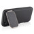 iPhone 17 Pro Max Lambskin Pattern Square Lens Holder Phone Case - Black