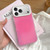iPhone 17 Pro Max Large Camera Frame Vibrant Jelly Color TPU + IMD Phone Case - Rose Red