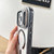 iPhone 17 Pro Max Large Hole Camera Macaron Transparency MagSafe Phone Case - Black