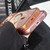 iPhone 17 Pro Max Large Window Glitter Gradient Matte Electroplated TPU MagSafe Phone Case with Hand Strap - Silver