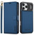 iPhone 17 Pro Max LC.IMEEKE L2 Series Detachable Magsafe PU Phone Case with Lanyard - Blue