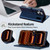 iPhone 17 Pro Max LC.IMEEKE L2 Series Detachable Magsafe PU Phone Case with Lanyard - Blue