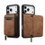 iPhone 17 Pro Max LC.IMEEKE L6 Series Zipper Card Bag MagSafe Magnetic Phone Case - Brown