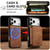 iPhone 17 Pro Max LC.IMEEKE L6 Series Zipper Card Bag MagSafe Magnetic Phone Case - Brown