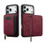 iPhone 17 Pro Max LC.IMEEKE L6 Series Zipper Card Bag MagSafe Magnetic Phone Case - Red