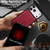 iPhone 17 Pro Max LC.IMEEKE L6 Series Zipper Card Bag MagSafe Magnetic Phone Case - Red