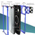 iPhone 17 Pro Max Lens Holder Metal IP54 Life Waterproof Three-proof MagSafe Phone Case - Blue
