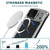 iPhone 17 Pro Max Lens Holder Metal IP54 Life Waterproof Three-proof MagSafe Phone Case - Silver