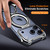 iPhone 17 Pro Max Liquid Plating PC Hollow MagSafe Phone Case - Titanium Grey