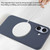 iPhone 17 Pro Max Liquid Silicone Full Coverage MagSafe Phone Case - Navy Blue